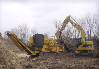 Vermeer Tree Chipper W Hoe